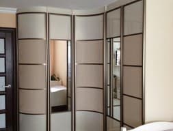 Шкаф-купе радиусный №21