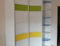 Шкаф-купе радиусный №2