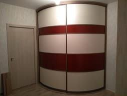 Шкаф-купе радиусный №6